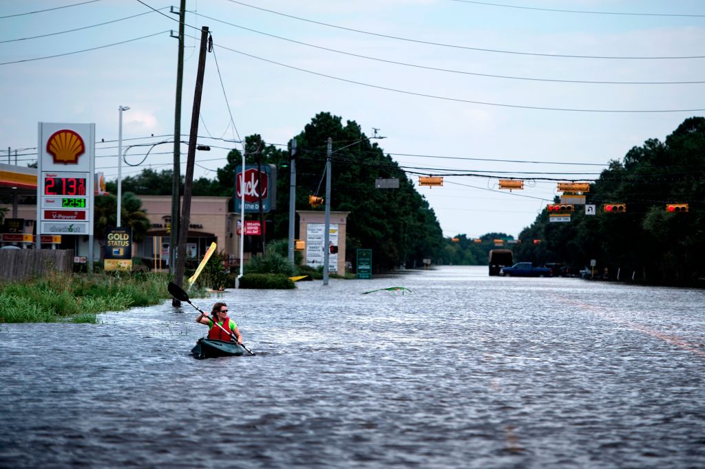Hurricane Harvey floodwaters.