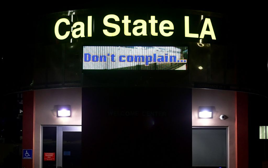 California State University at Los Angeles.