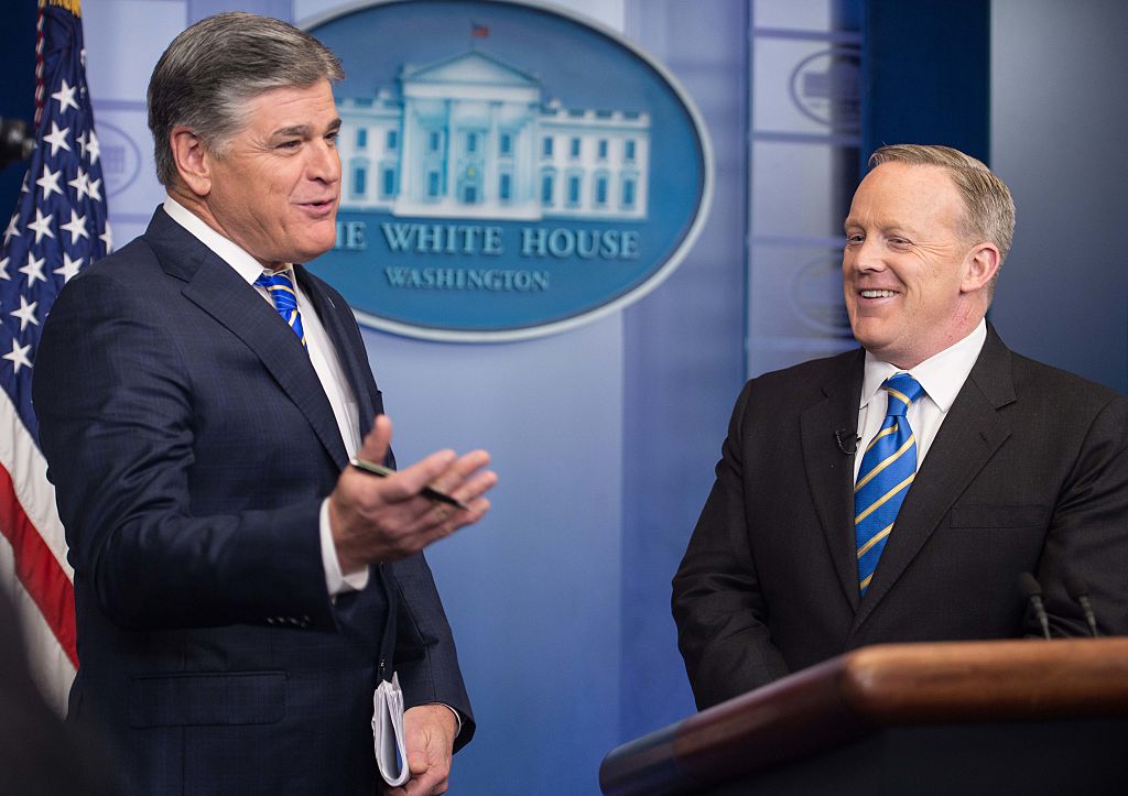 Sean Hannity at the White House