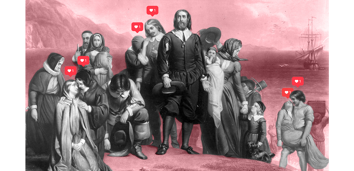 Pilgrims in love.