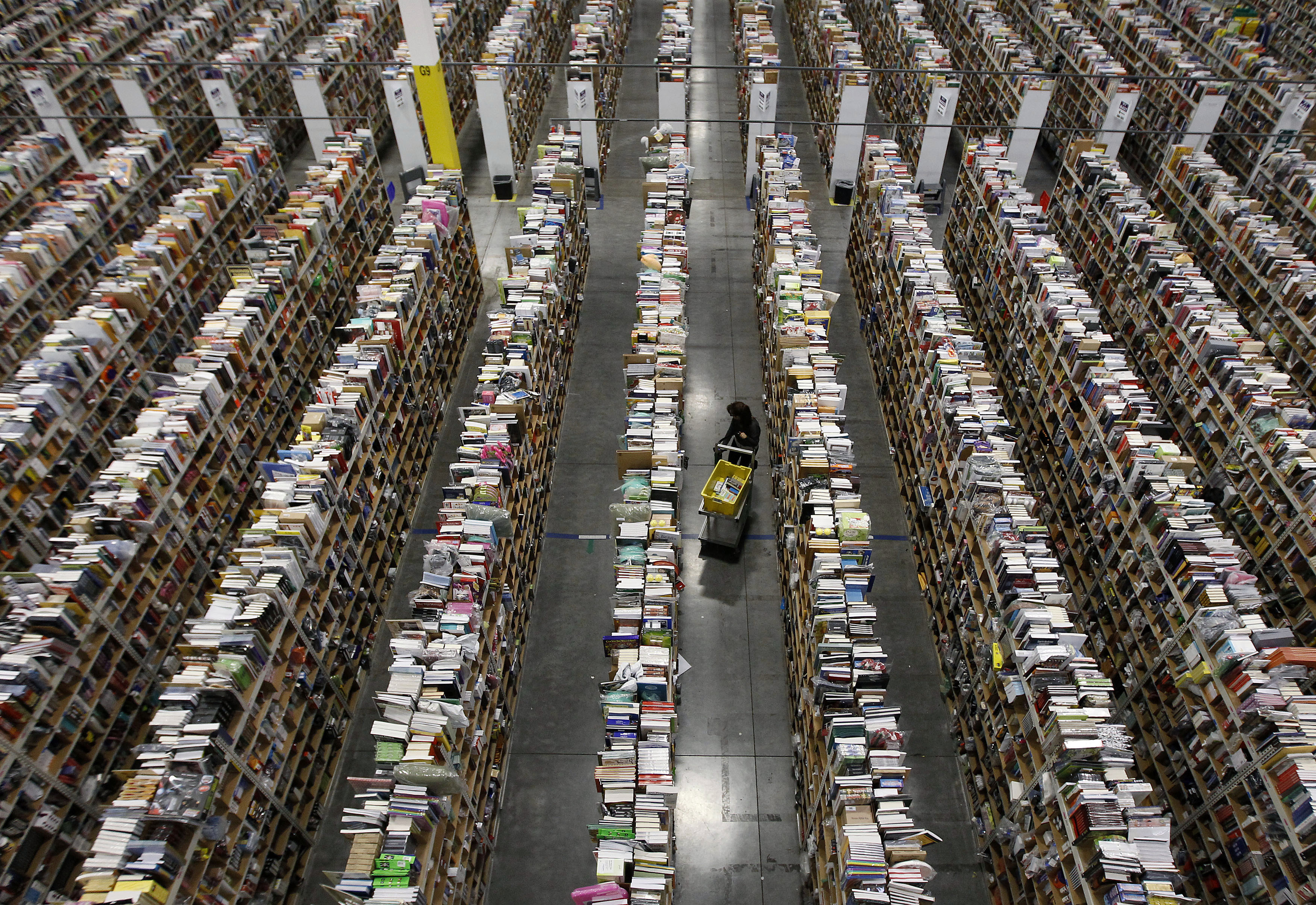 An Amazon warehouse in Arizona.