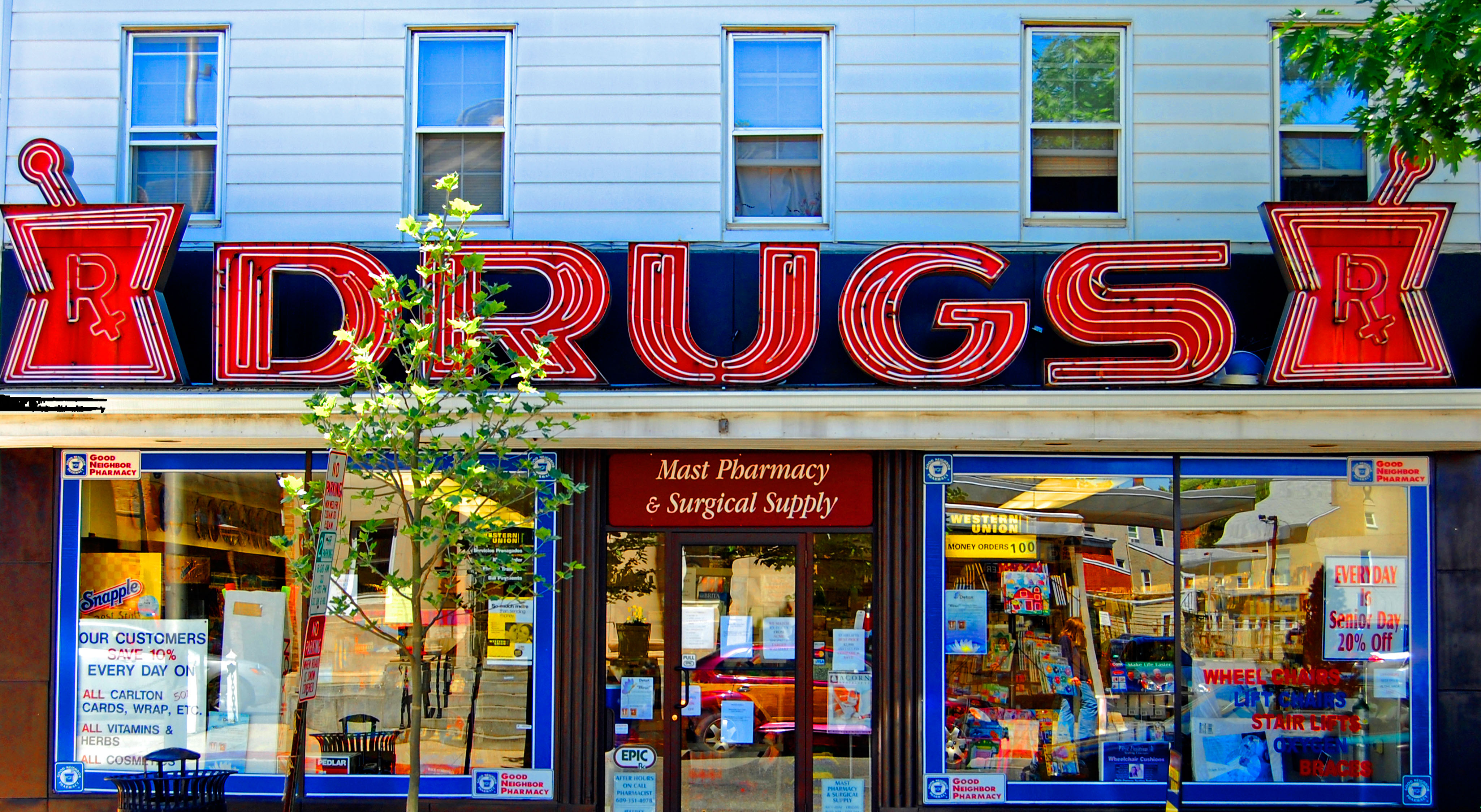 An independent drugstore.