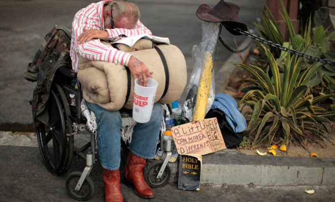 Homeless, Los Angeles
