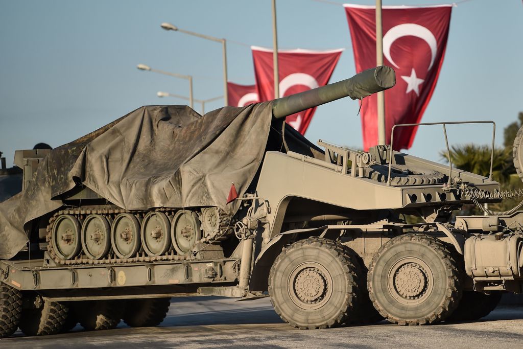 A Turkish tank.