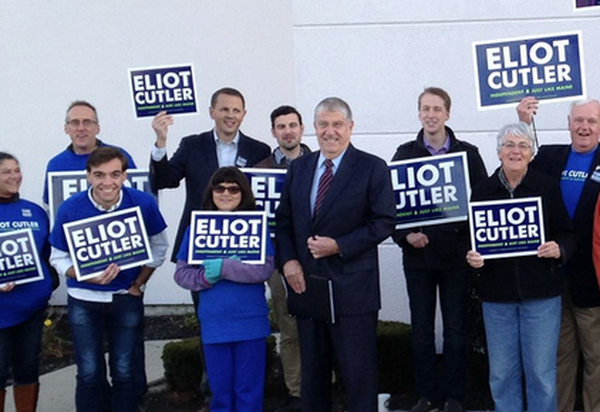 Independent Eliot Cutler refuses to abandon Maine gubernatorial bid