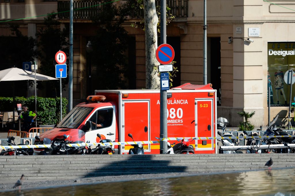 Ambulance in Barcelona, Spain.