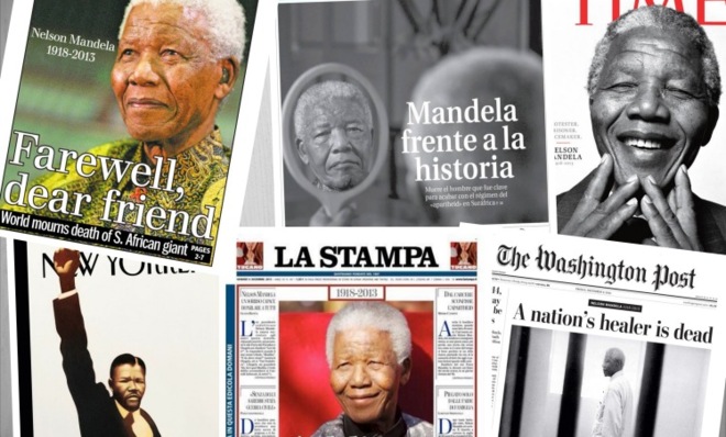 Mandela front pages