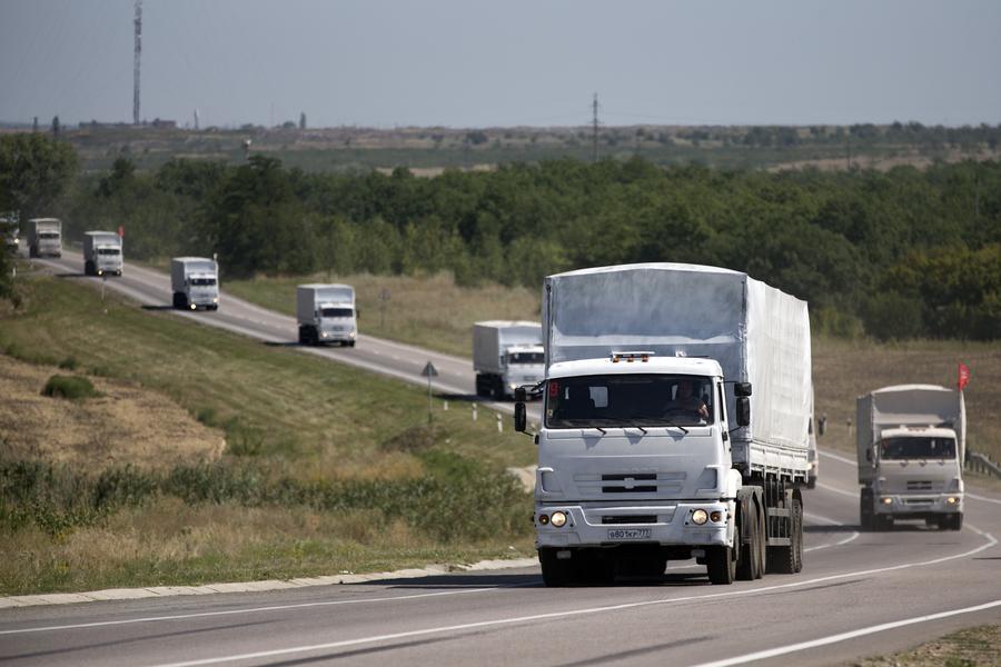 Russian truck convoy leaves Ukraine, but Western fears persist