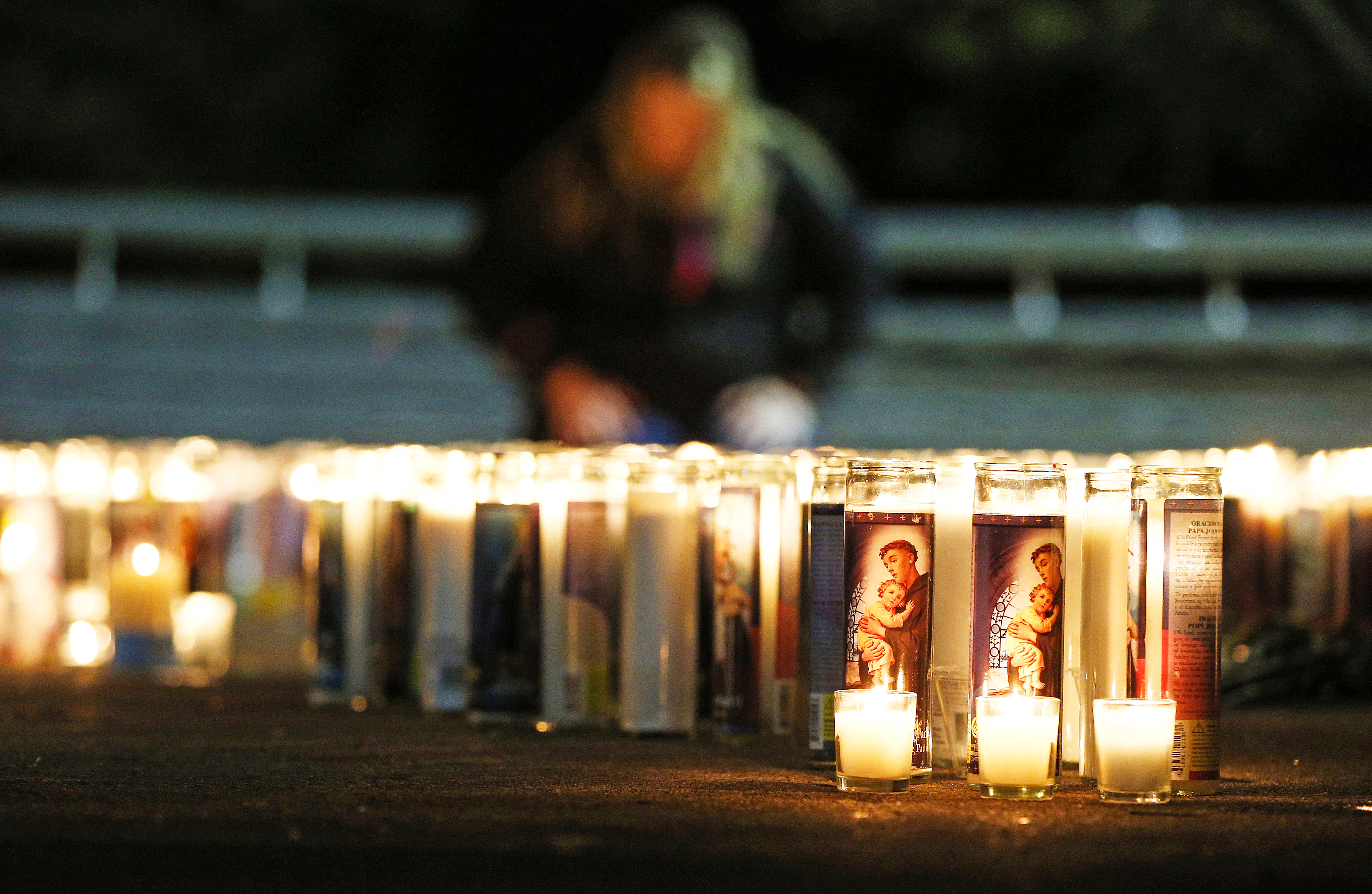 A memorial for victims of the Oregon shooting.
