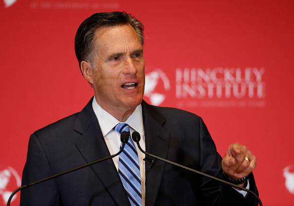 Mitt Romney still asserting anti-Trump position. 