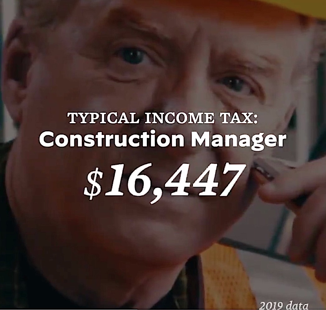 Joe Biden ad on Trump&#039;s income tax