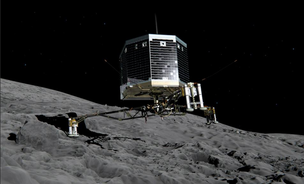 A spacecraft will try to land on a comet tomorrow