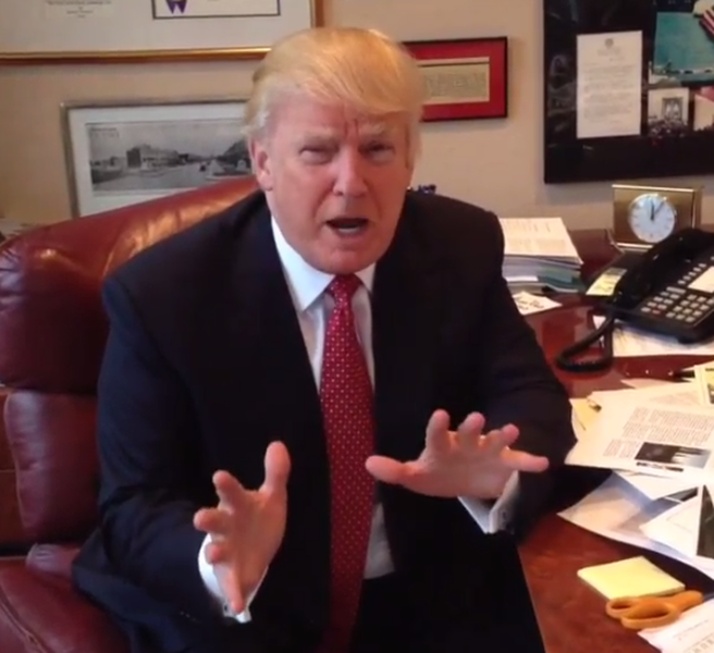 Donald Trump has a very special message for Hollywood