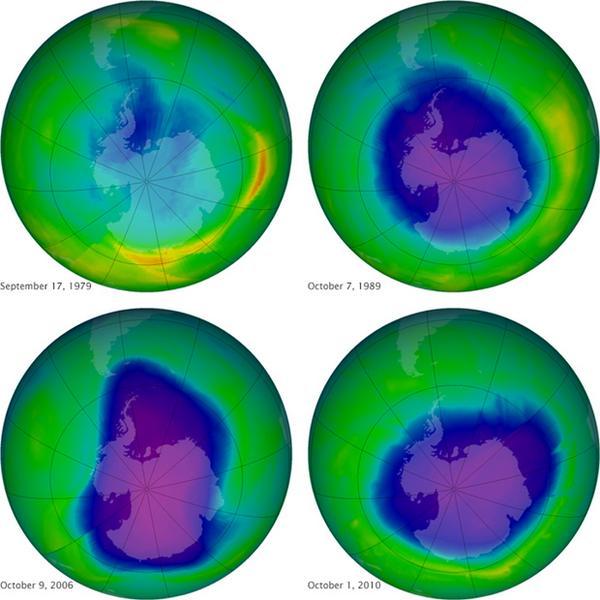 Scientists say the ozone layer is slowly recovering