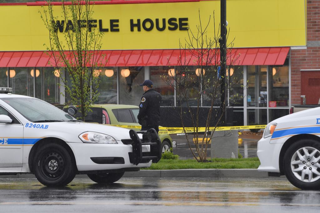 Police hunt for the Nashville shooting suspect.