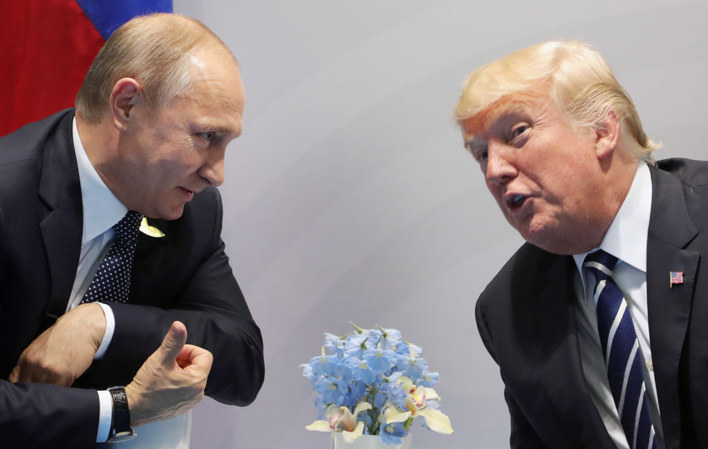 President Trump and Russian President Vladmir Putin.