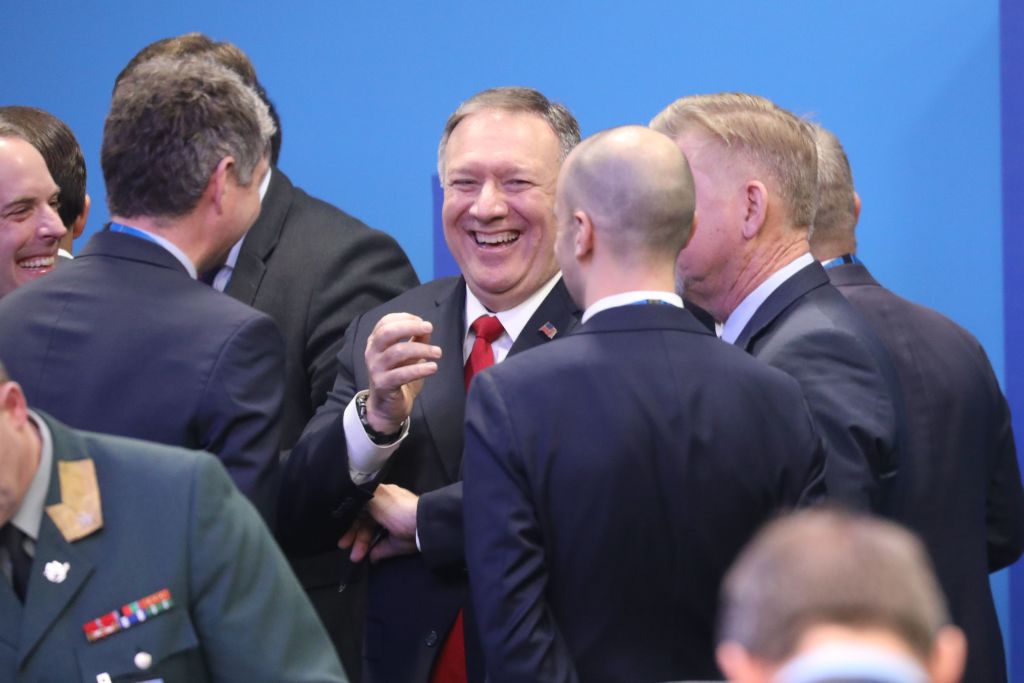 Secretary of State Mike Pompeo at NATO summit