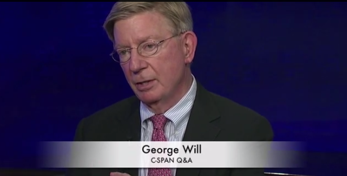 George Will blames the internet for controversy over column