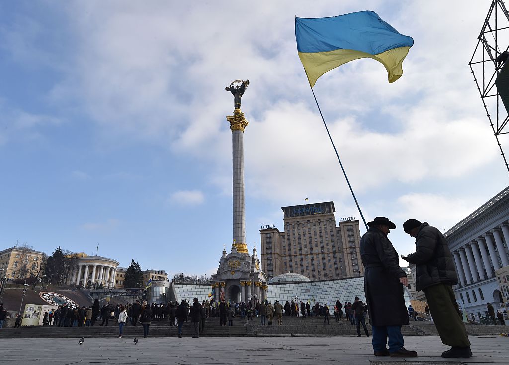 Activists in Kiev.