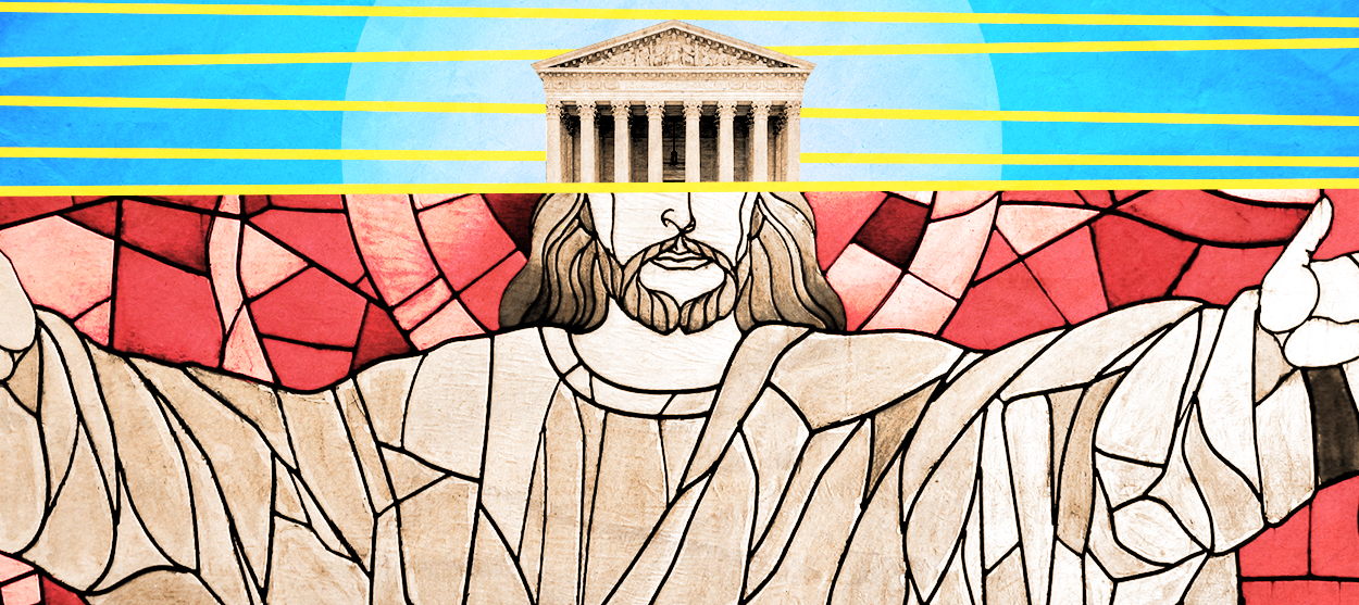 Stained glass and the Supreme Court.