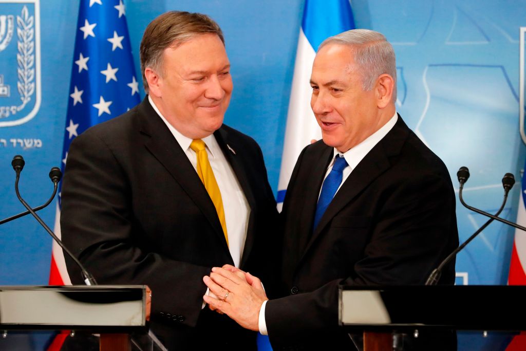 Mike Pompel and Israeli Prime Minister Netanyahu