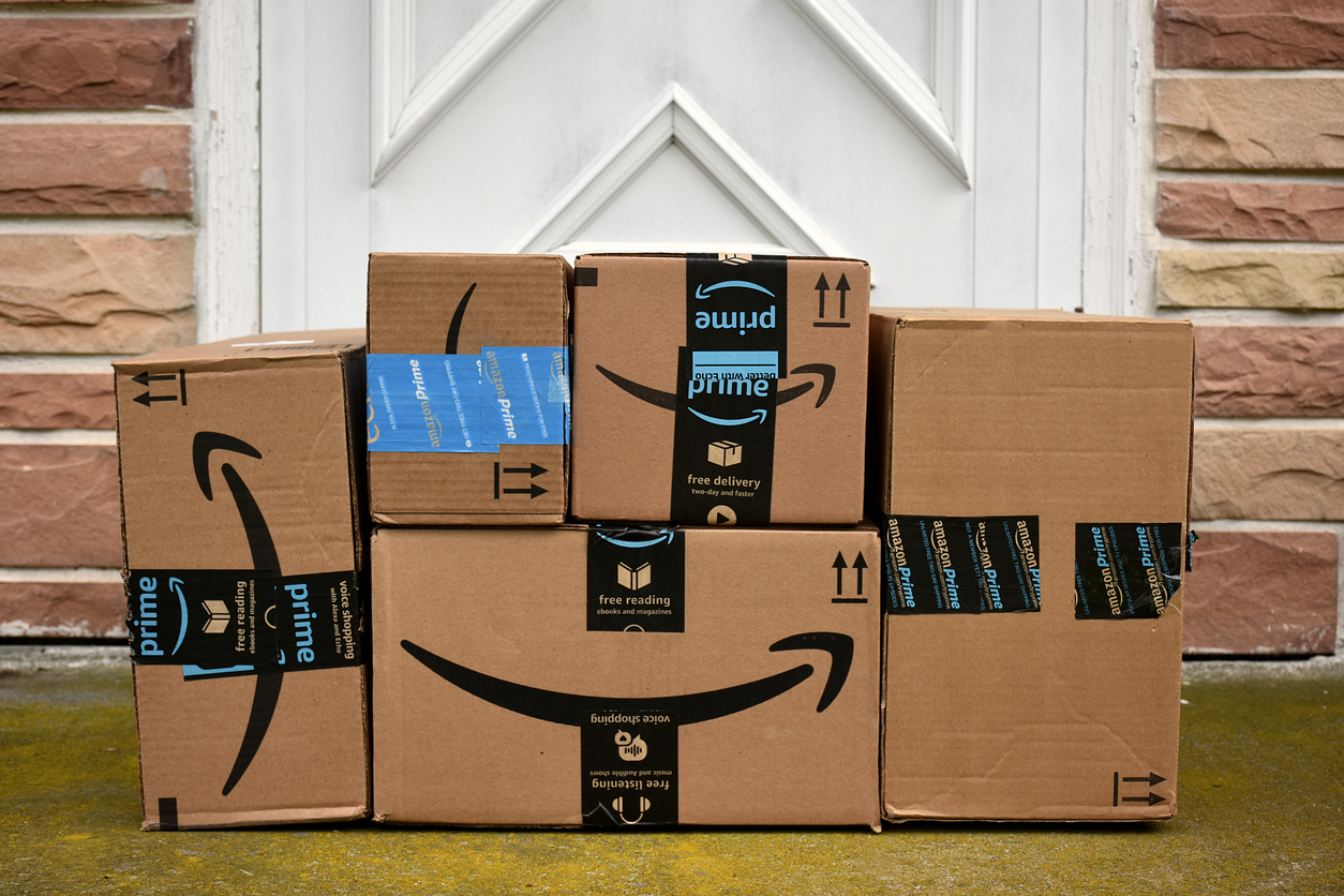 Amazon packages.