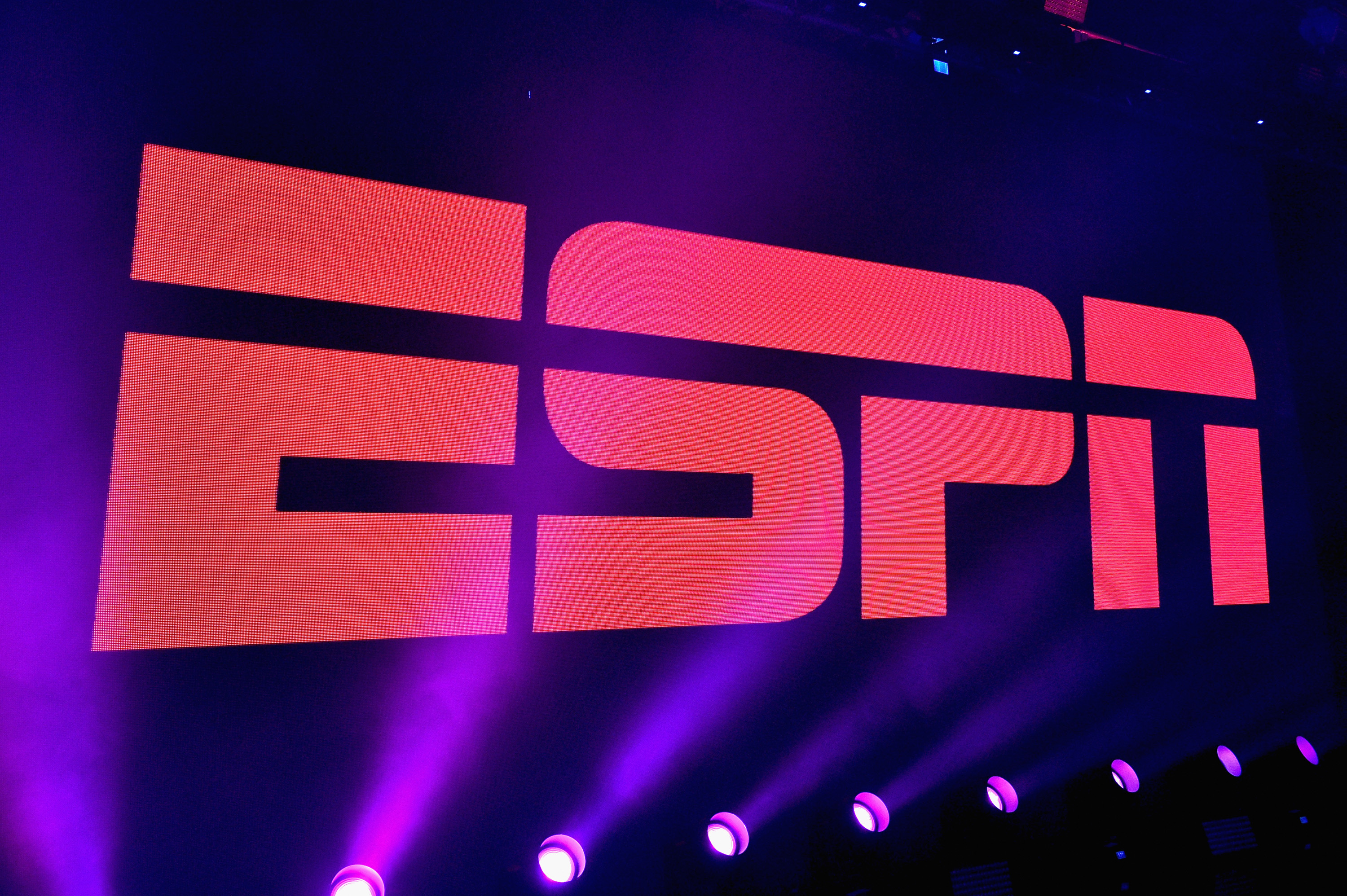 The ESPN logo in California