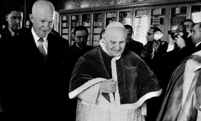 Eisenhower and Pope John XXIII, 1959