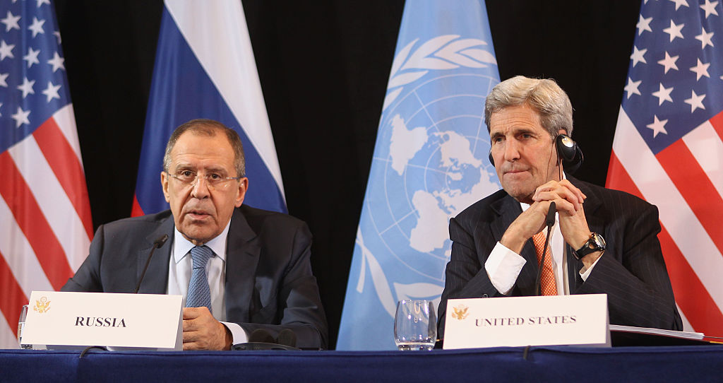  US Secretary of State John Kerry and Russian Foreign Minister Sergey Lavrov
