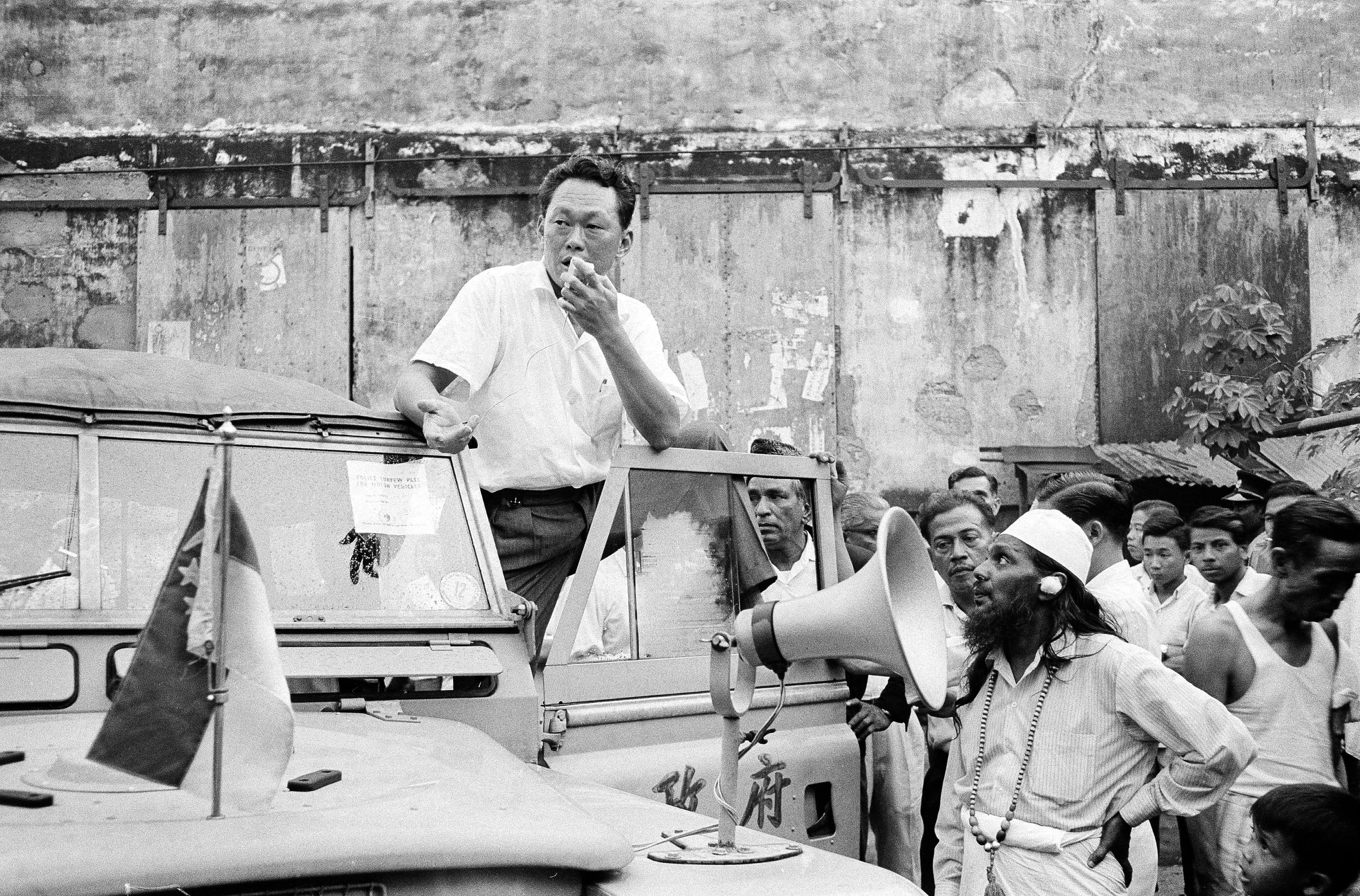 Singapore Prime Minister Lee Kuan Yew in 1964.