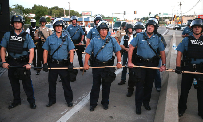Ferguson police force