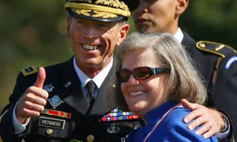 Gen. David Petraeus and his wife, Holly