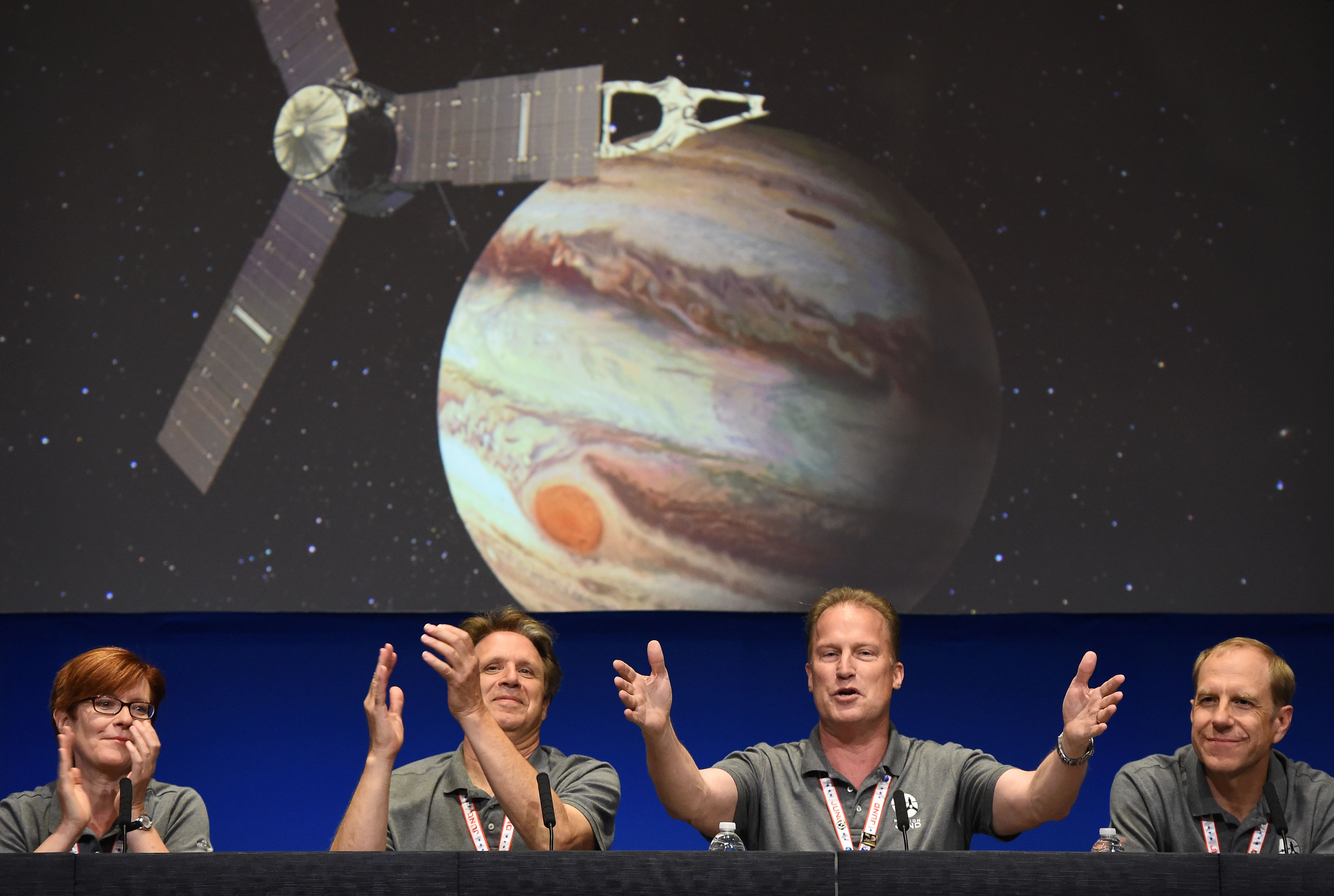 NASA Juno team celebrate