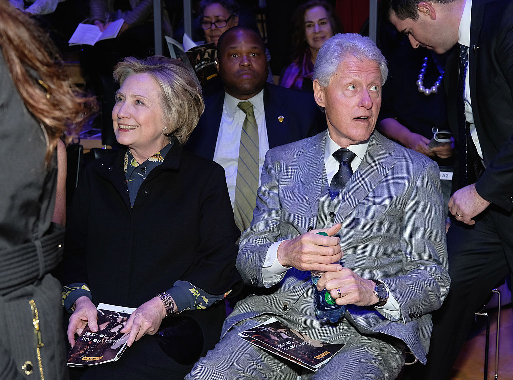 Former President Bill Clinton and former Secretary of State Hillary Clinton