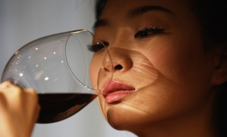 A bottle of imported wine in a Shanghai wine bar costs $152 on average.