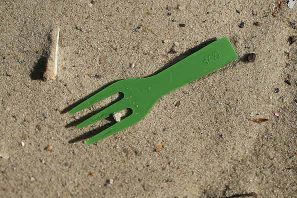 A plastic fork that will take years and years to decompose. 