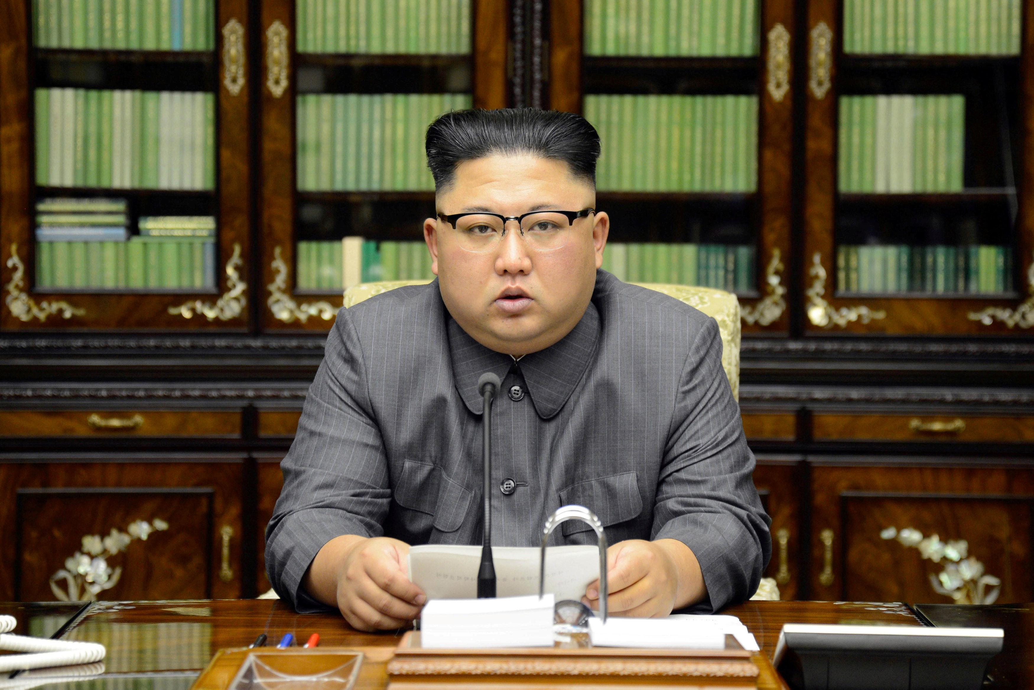 North Korea&#039;s leader Kim Jong-un. 
