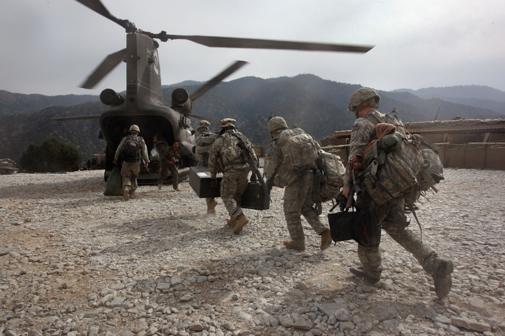 U.S. troops in Afghanistan.