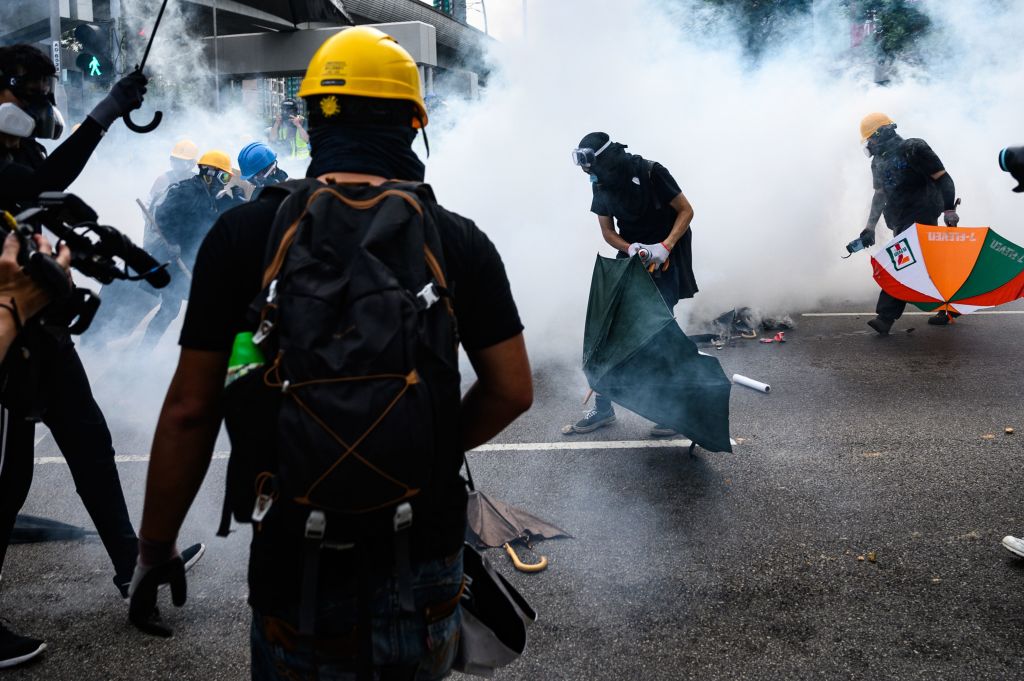 Hong Kong protests.