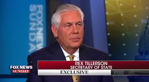 Rex Tillerson on Fox News Sunday