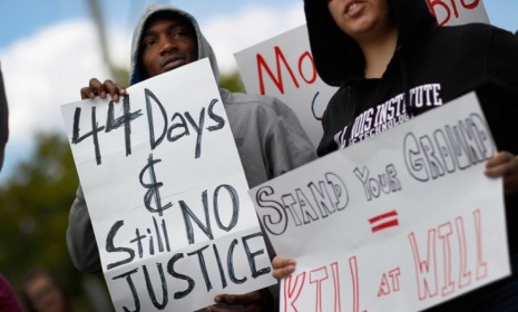 Florida demonstrators demand George Zimmerman&#039;s arrest in the Trayvon Martin case