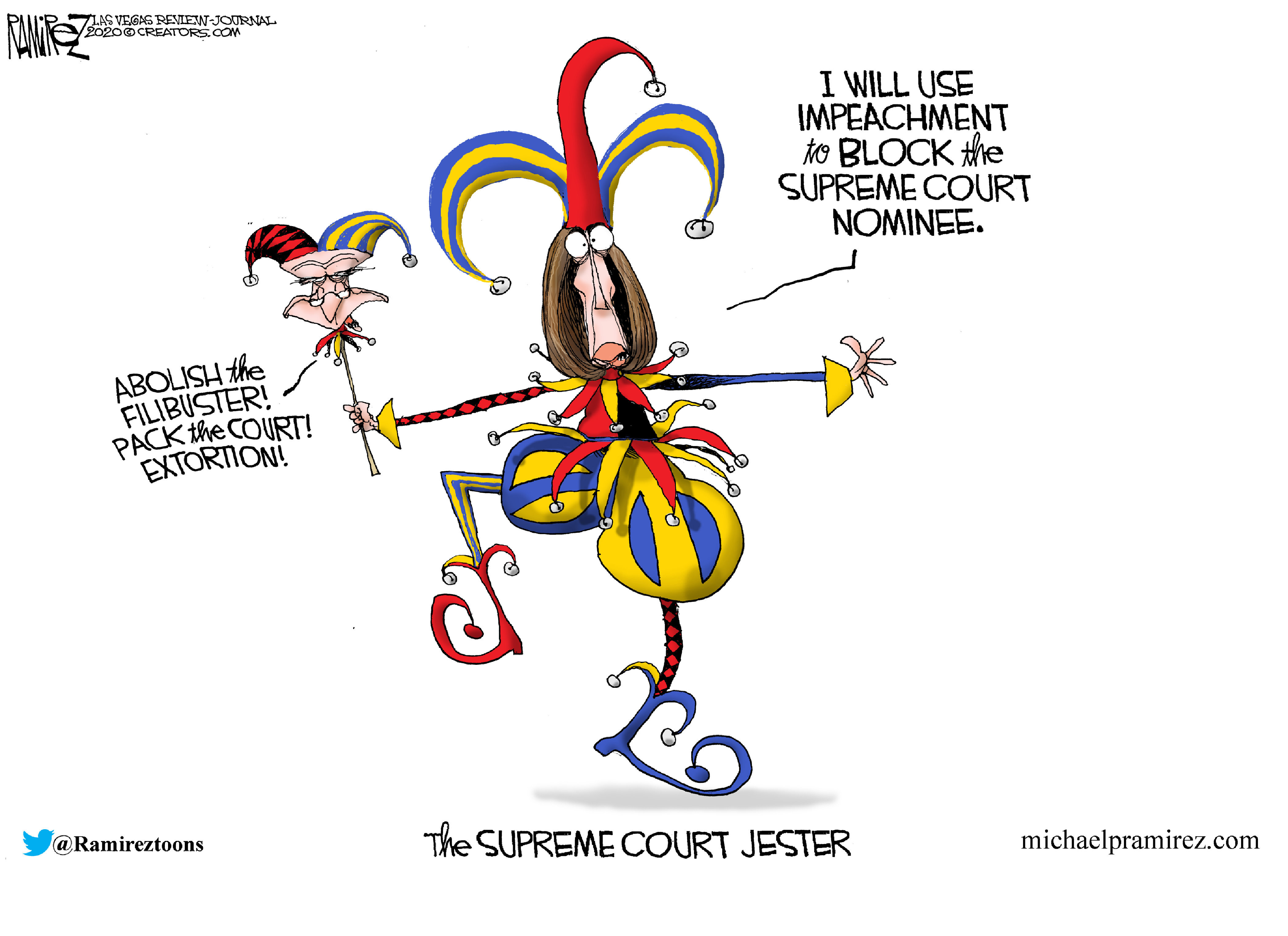 Political Cartoon U.S. Pelosi Biden SCOTUS