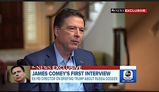 James Comey talks to ABC News