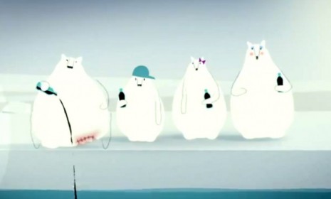 Obese, diabetes-ridden bears dump their sugary drinks at the close of this darkly whimsical take on the dangers of consuming too much soda.