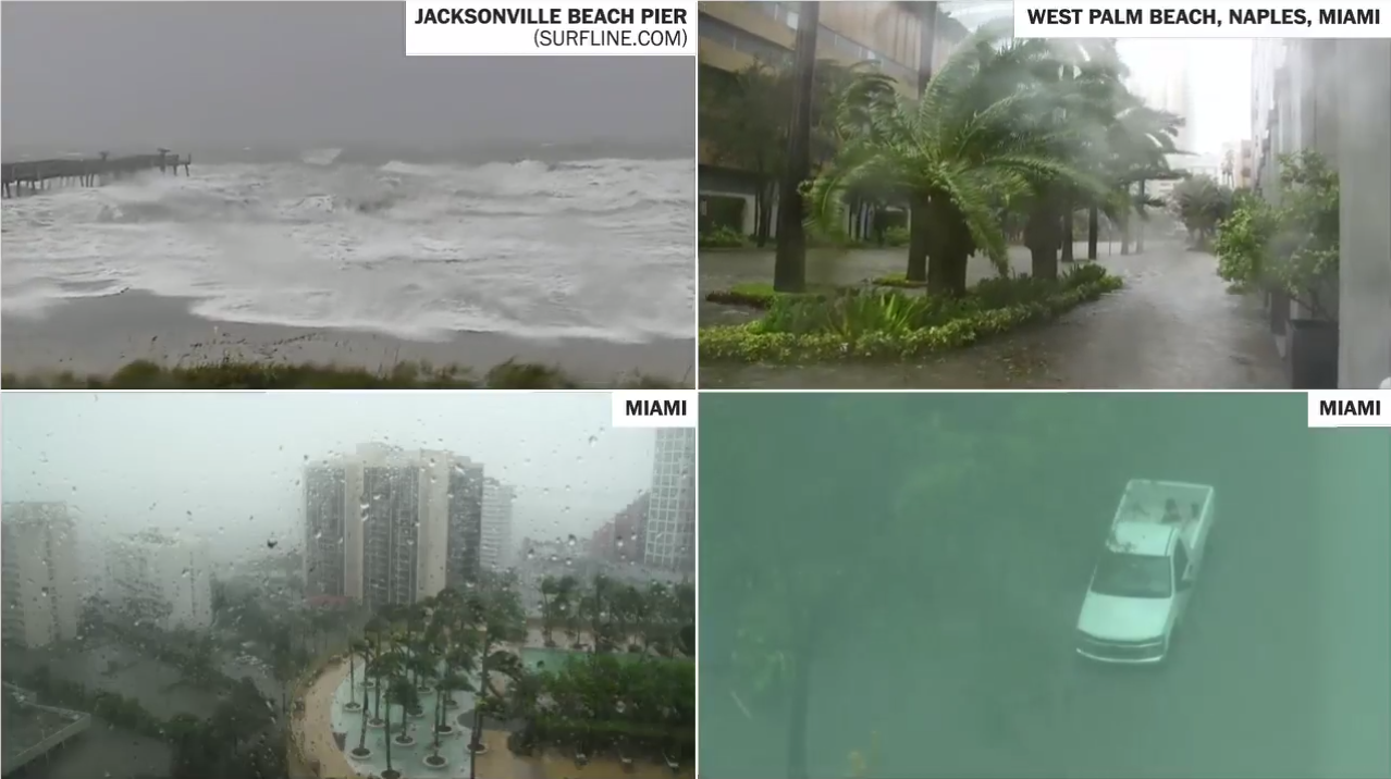 The Washington Post&#039;s Hurricane Irma live stream