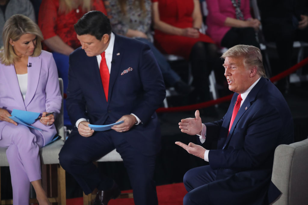 Fox News anchors Martha MacCallum and Bret Baier interview Trump