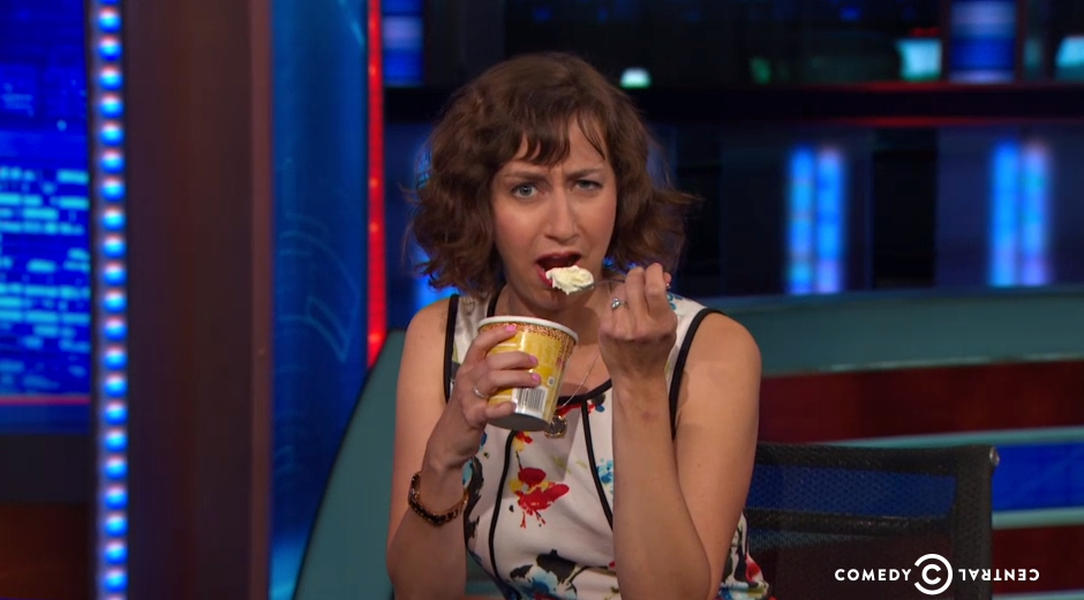 The Daily Show has Kristen Schaal explain the GOP&#039;s &#039;winning the lady vote&#039; ad campaign