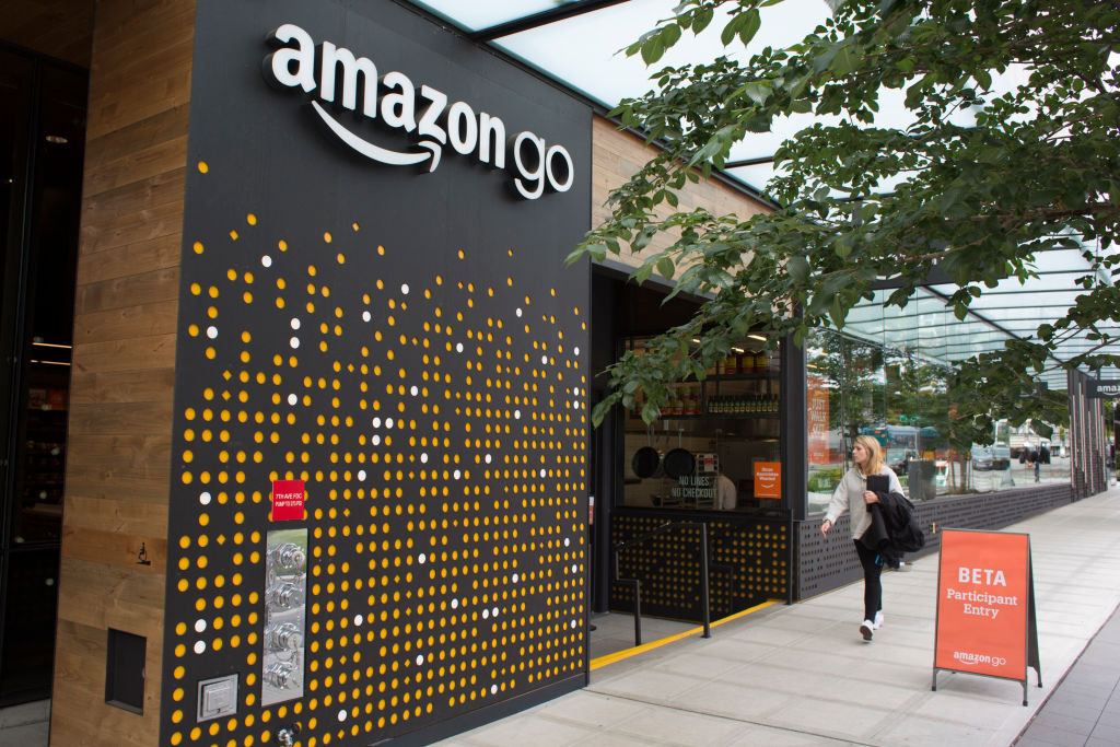 Amazon Go Store in Seattle, Washington.