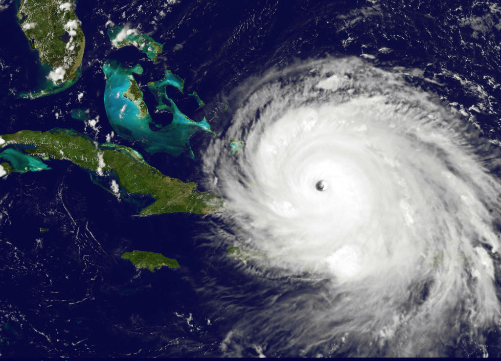 Hurricane Irma viewed from space