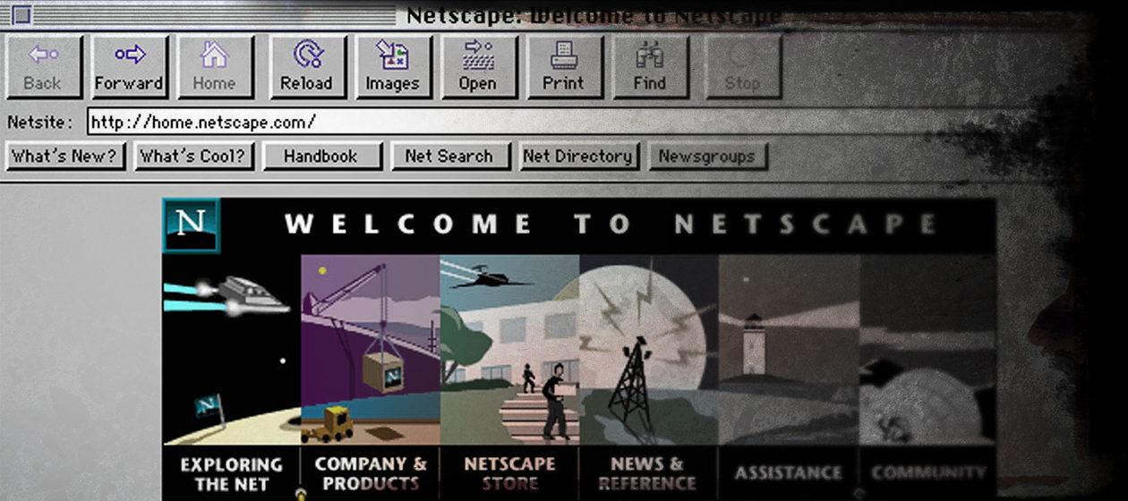 A Netscape page.